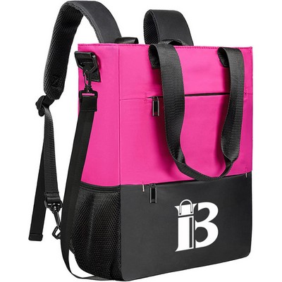 Convertible Women Laptop Water Resistant Casual Backpack