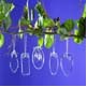 Oval Crystal Ornaments