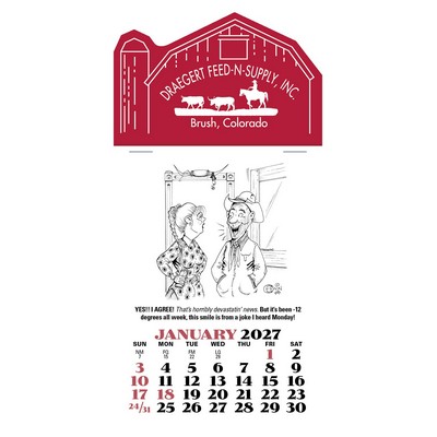 Triumph® Calendars Press-N-Stick Cowboy Calendar