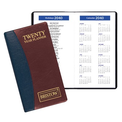 20 Year Reference Planner w/ Carriage Vinyl Cover