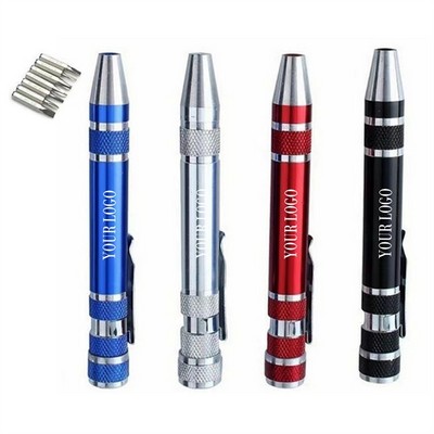8" 1 Aluminum Screwdriver Set