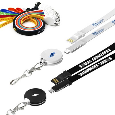 3-in-1 Lanyard Charging Cable
