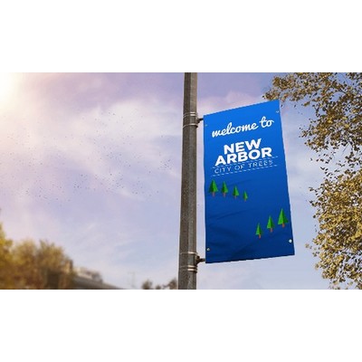 Double-Sided Pole Banners