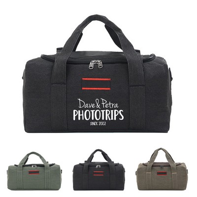 Folding Canvas Duffel Bag