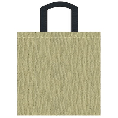 Kid's Tote bag13"X13" -Cross-stitched Handles-100% Natural Cotton Canvas-Webbing Handles