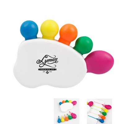 5" 1 Toes Shape Highlighter Marker