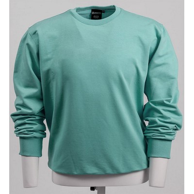 Silicone Injection Apparel Heavyweight Crew Neck Sweatshirt