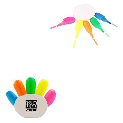 Palm Shaped 5" 1 Highlighter