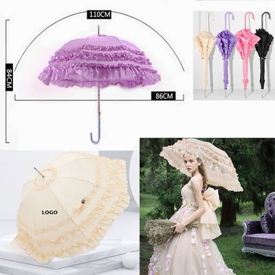 Princess Lace Parasol Umbrella Wedding Umbrella