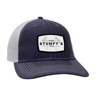 Ahead Brant Cap - Navy Linen-White