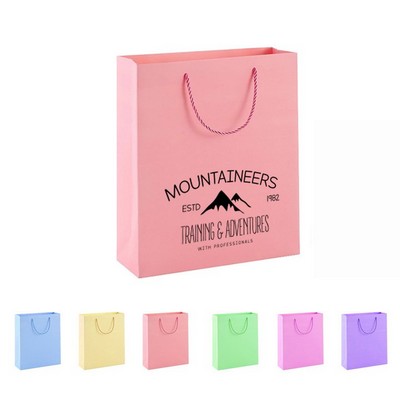 Matte Laminated Paper Shopping Bag