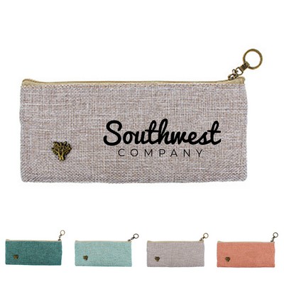 Cotton Linen Pencil Case