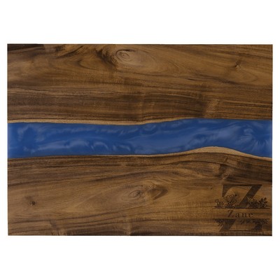 Acacia with Pearl Resin Serving Board