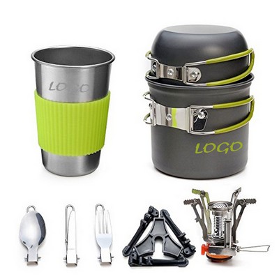 Camping Cookware Set For Outdoor Cooking