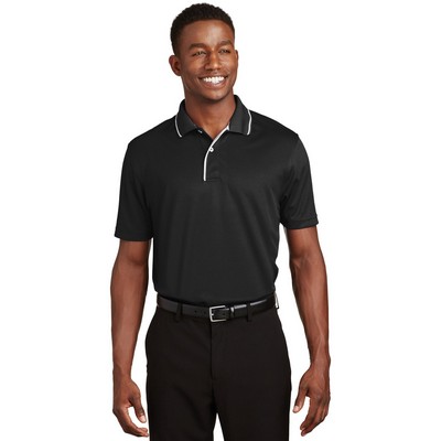 Sport-Tek Dri-Mesh Polo With Tipped Collar And Piping