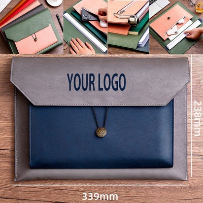 Pu Leather A4 Portfolio Filing Envelopes