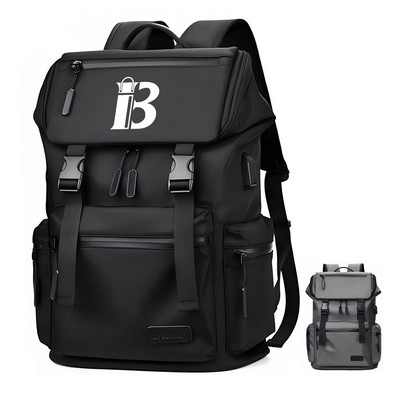 Korean-Style Oxford Cloth Large-Capacity Laptop Backpack