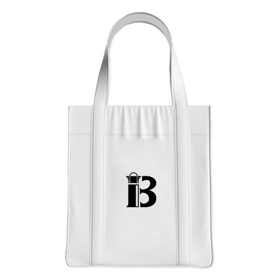Solid Color Canvas Tote Bag