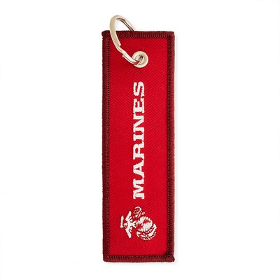 Officially Licensed U.S. Marine Corps Embroidered Keychain