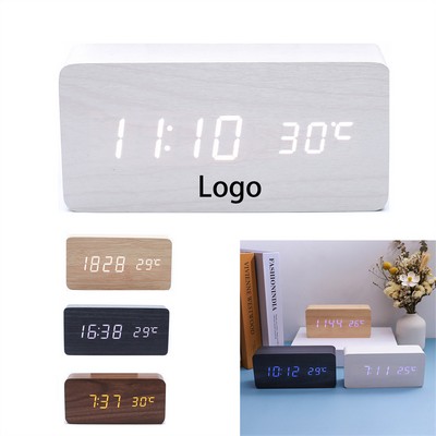 Wooden LED Digital Clock