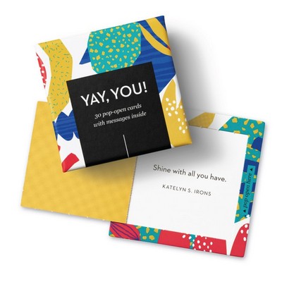 ThoughtFulls: Yay, You! (30 Pop-Open Cards with Messages Inside)