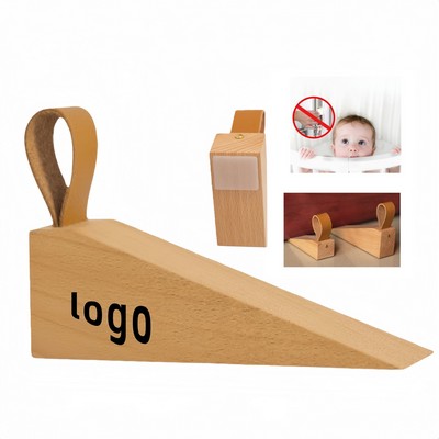 Solid Wood Door Stopper Wedge