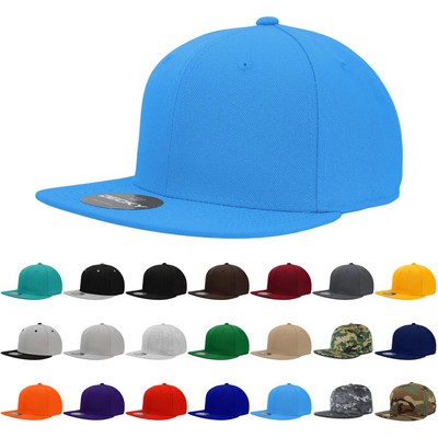 Decky Retro Fitted Cap w Flat Bill Hat (6 7/8''-7 1/4'')