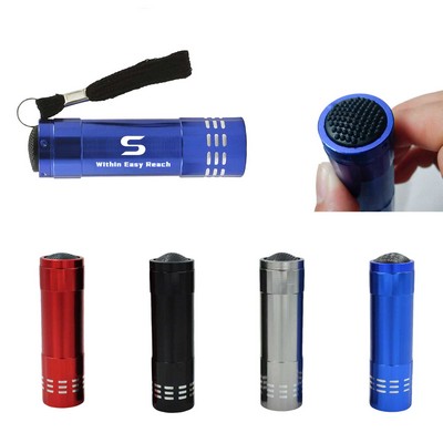 Aluminum LED Flashlights Tools Keychain