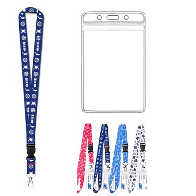 Lanyard With Clear Badge Holder