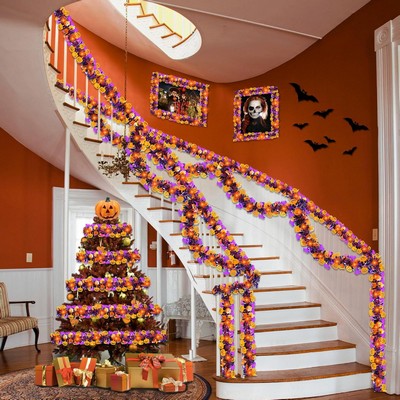 Halloween Pumpkin Metallic Curling Ribbon