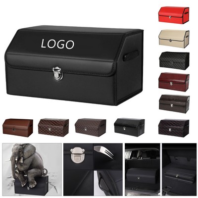 Foldable Car Trunk Storage Box with Handle
