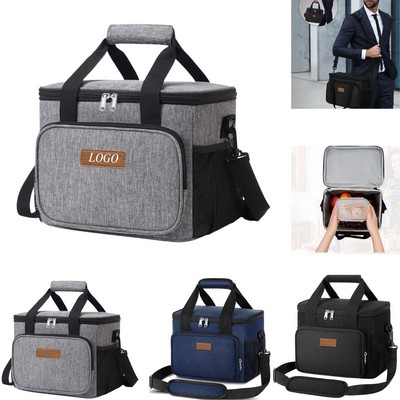 Large Capacity Portable Adult Lunch Cooler Bag