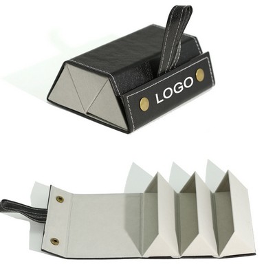 3 Slot Foldable Travel Eyeglasses Case