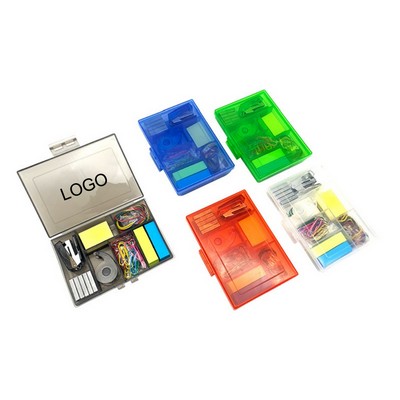 Stationery Set Plastic Translucent Box
