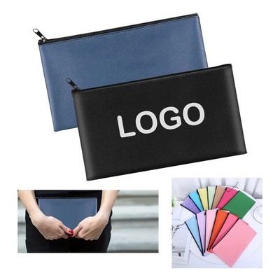 Pu Leather Zipper Bag