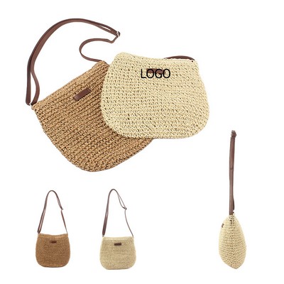 Beach Straw Woven Shoulder Bag