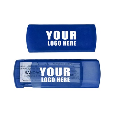 Bandage Holder with Slide-Out Case & 5 Adhesive Bandages