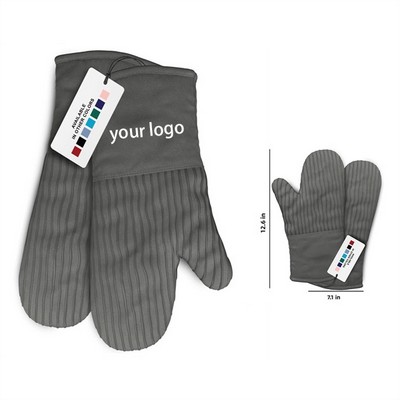 Heat Resistant Silicone Oven Mitt Gloves