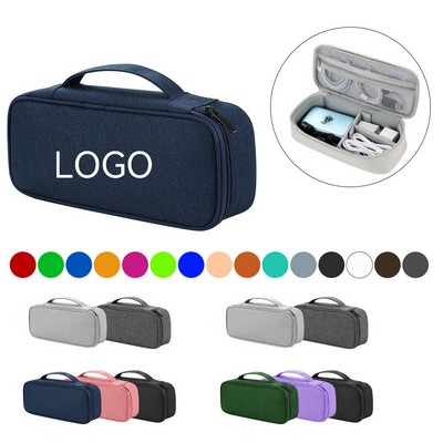 Digital Electronic Accessories Organizer Storage Bag