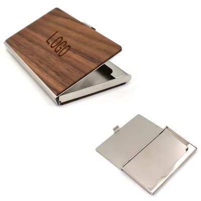 Wooden Business Name Card Wallet