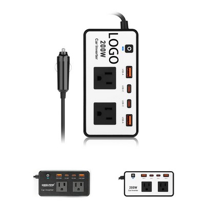 200W Car Power Inverter,Vehicles Camping Essentials