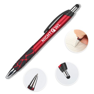 Modern Mosaic Eco-Ink Stylus Plunger Pen