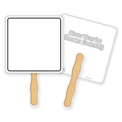 Square Custom Hand Fan
