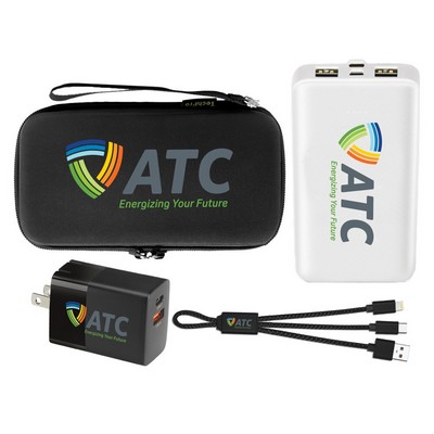 10,000 mAh Regular Charge Power Bank Gift Pack Set