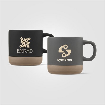 Terra - 12 oz. Clay Base Ceramic Mug - Laser