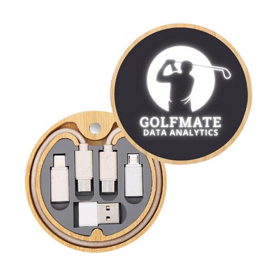 Light-Up Logo 15W Wireless Charger and Cable Kit