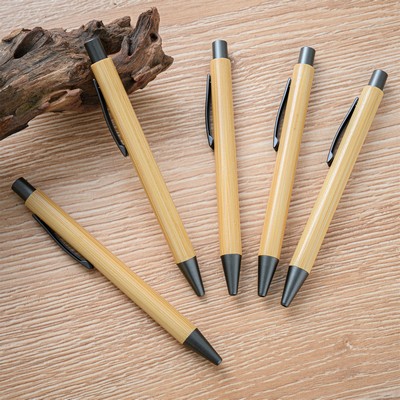 Customizable Bamboo Ballpoint Pen