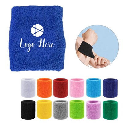 Sweat-Wicking Polyester Athletic Wristband