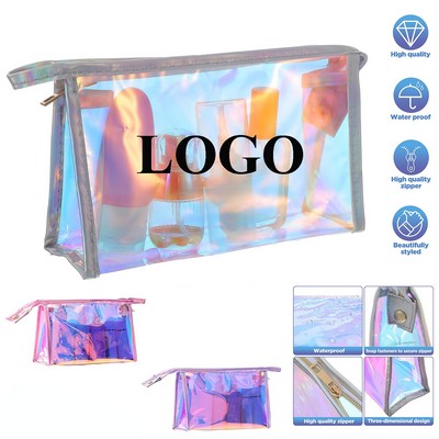 Iridescent Cosmetic Toiletry Organizer Bag