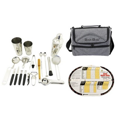 Professional Bartender Travel Set (21 pieces)